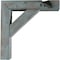 Ekena Millwork 3 1/2"W x 18"D x 18"H Vintage Farmhouse Bracket, Barnwood Decor Collection, Driftwood Blue BKTB03X18X18TRBU - alternate 2